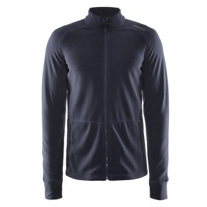 Pánská mikina Craft Micro Fleece šedá antracit