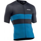 Pánský cyklodres Northwave Blade Air Jersey Short Sleeve modrá