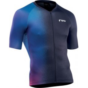 Pánský cyklodres Northwave Blade Jersey Short Sleeve Black Iridescent