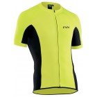 Pánský cyklodres Northwave Force Full Zip Jersey žlutá reflexní
