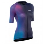 Dámský cyklodres Northwave Blade Jersey Short Sleeve Black Iridescent