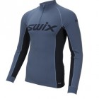 Pánské triko Swix RaceX zip modrá