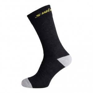 Swix funkční ponožky Track 2-pack černá a černá pruh