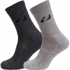 Ponožky Ulvang Allround 2 Pack šedá s tmavě šedou