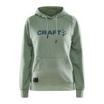 Dámská mikina Craft Core Hood světle zelená