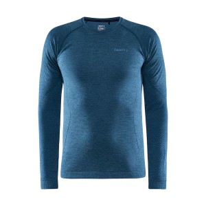 Pánské triko Craft Core Dry Active Comfort dl.rukáv modrá