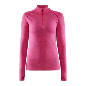 Dámské triko Craft Core Dry Active Comfort Zip růžová