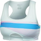Dámská podprsenka Craft Sports Bra bílá s modrou