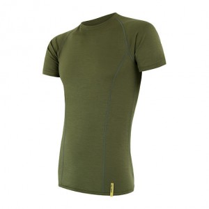 Pánské triko Sensor Merino Active kr.rukáv safari green