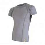 Pánské triko Sensor Merino Active kr.rukáv šedá