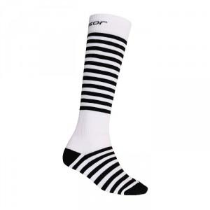Sensor podkolenky Thermosnow Stripes bílá s černou