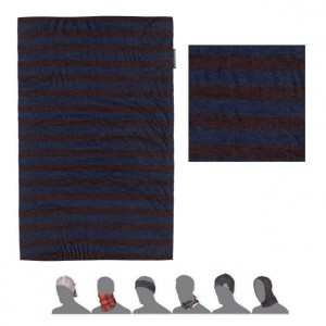 Multifunkční šátek Sensor Tube Merino Wool Air modrá s pruhy