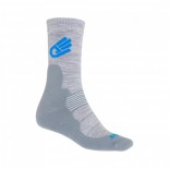Ponožky Sensor Expedition Merino šedá s modrou